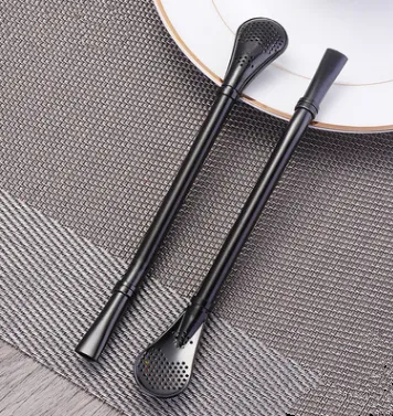 304 Stainless Steel Residue Filter Straws Spoon