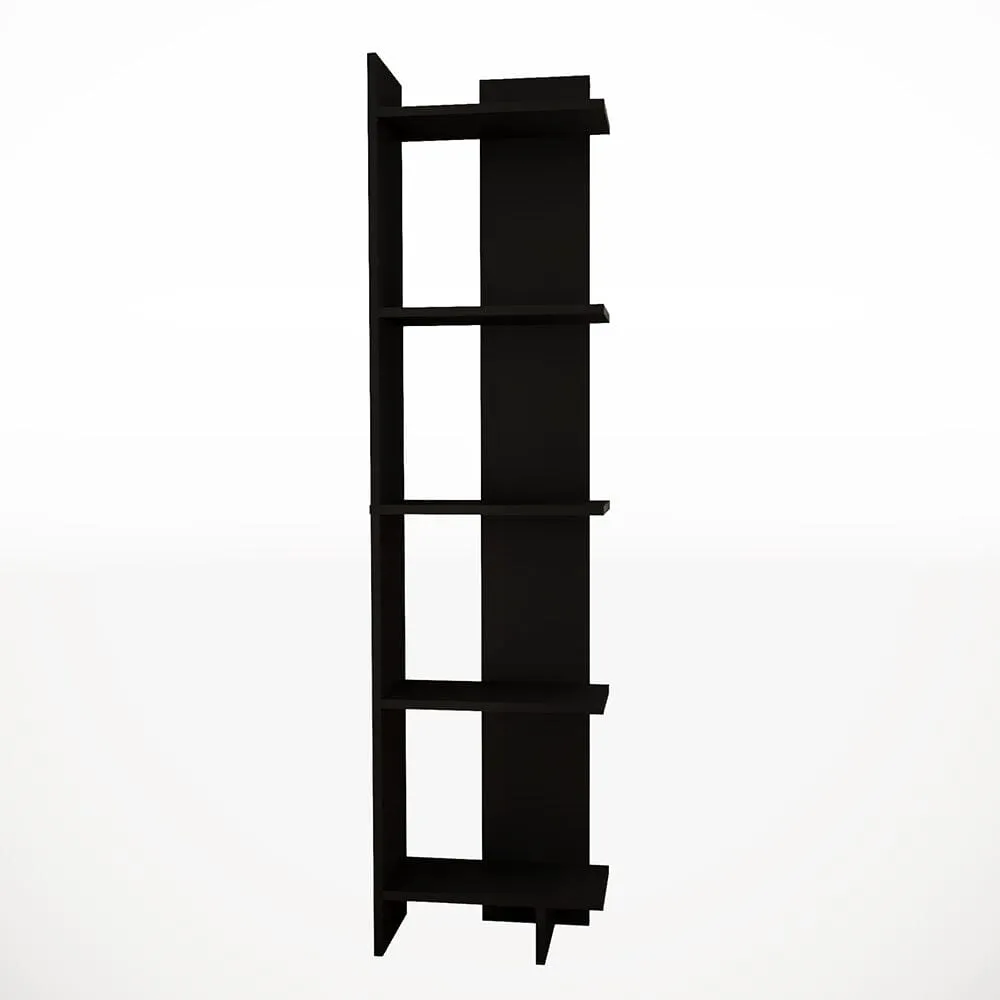 5 Tier Bookshelf Shelf Storage Shelving Unit Corner Rack Display Stand