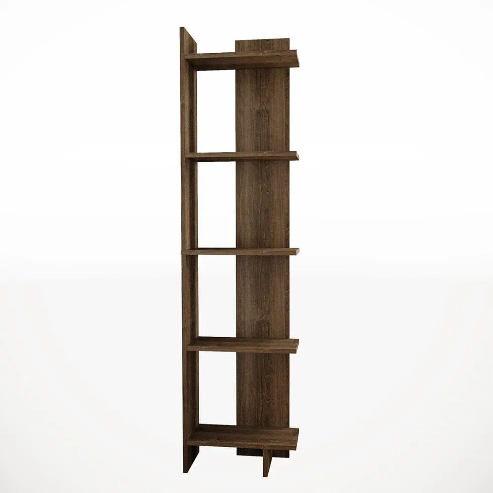 5 Tier Bookshelf Shelf Storage Shelving Unit Corner Rack Display Stand