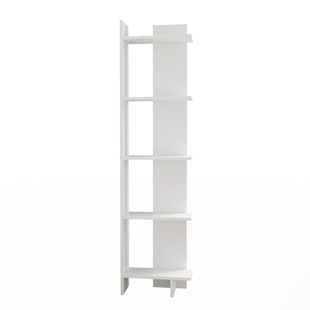 5 Tier Bookshelf Shelf Storage Shelving Unit Corner Rack Display Stand