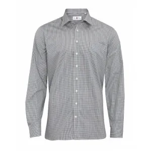 Alan Paine Dunsdale Mens Cotton Shirt - Navy Check