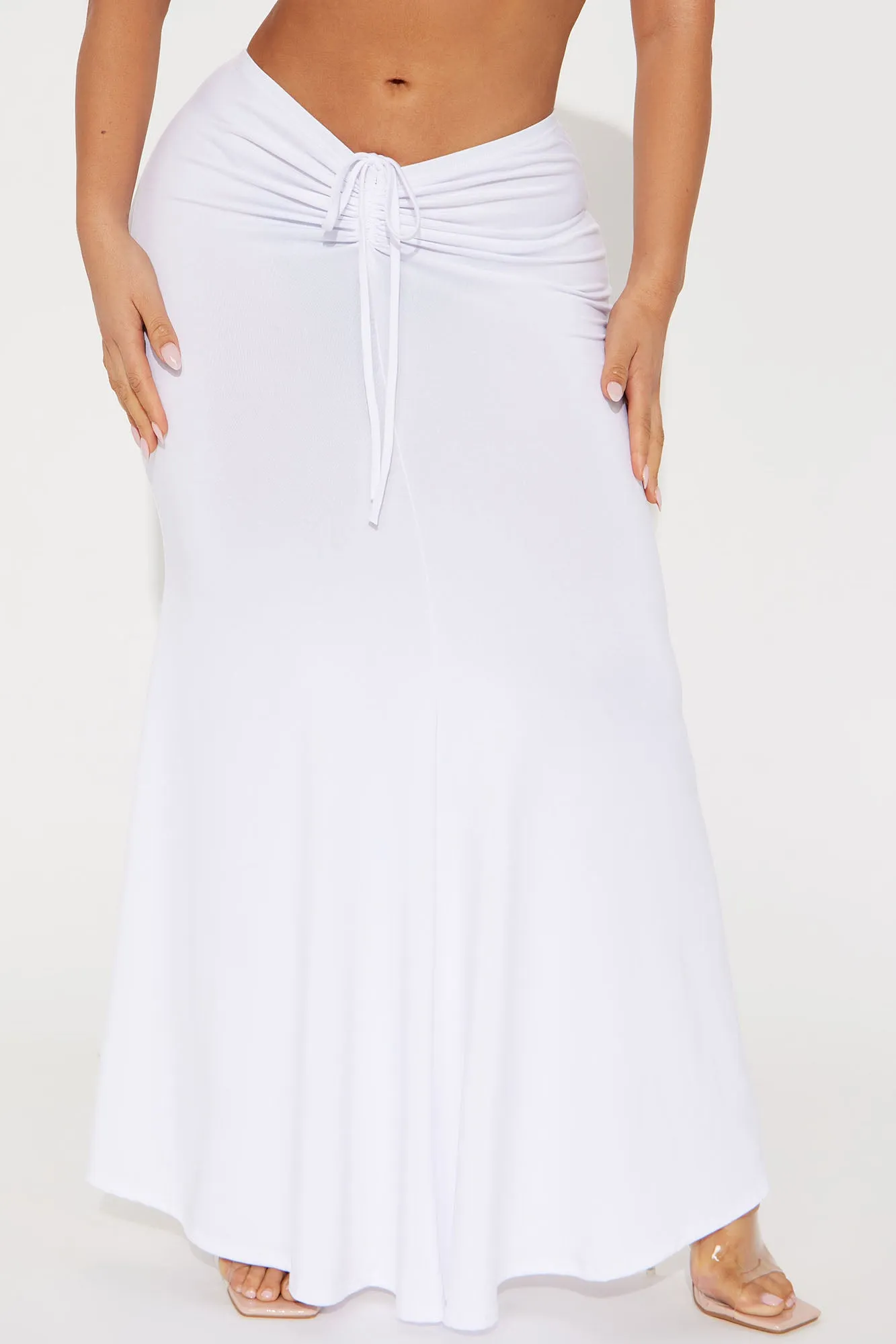 All You Wanted Maxi Skirt - White