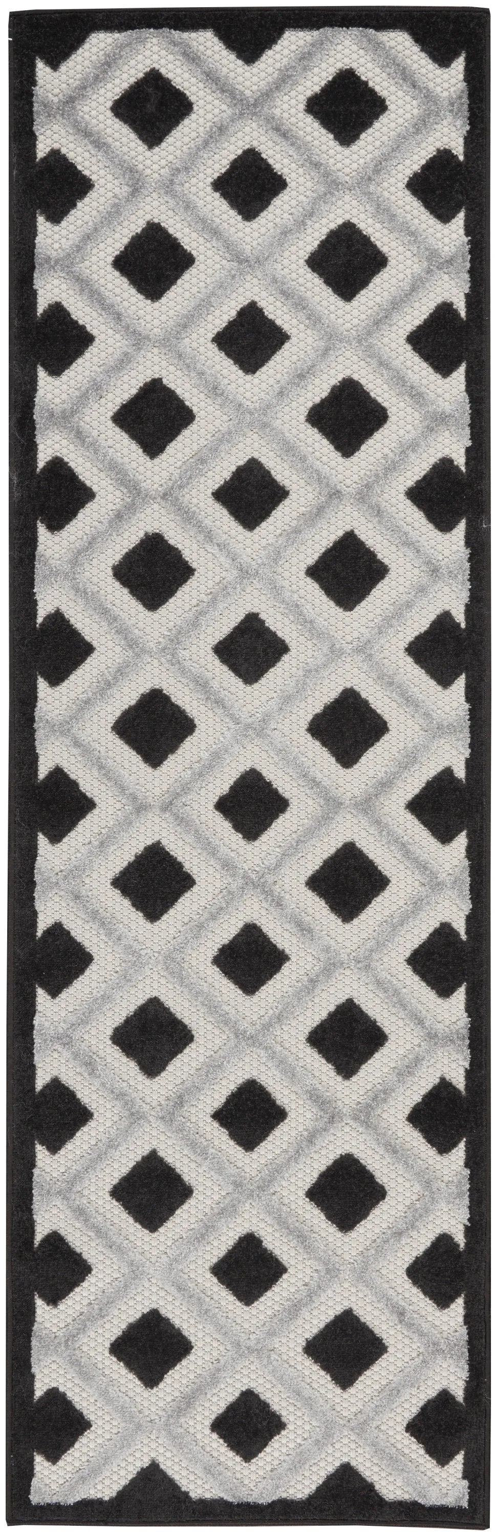 Aloha Black/White Rug