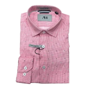 AMERICAN HERITAGE: Pin Dot Performance Boys Dress Shirt