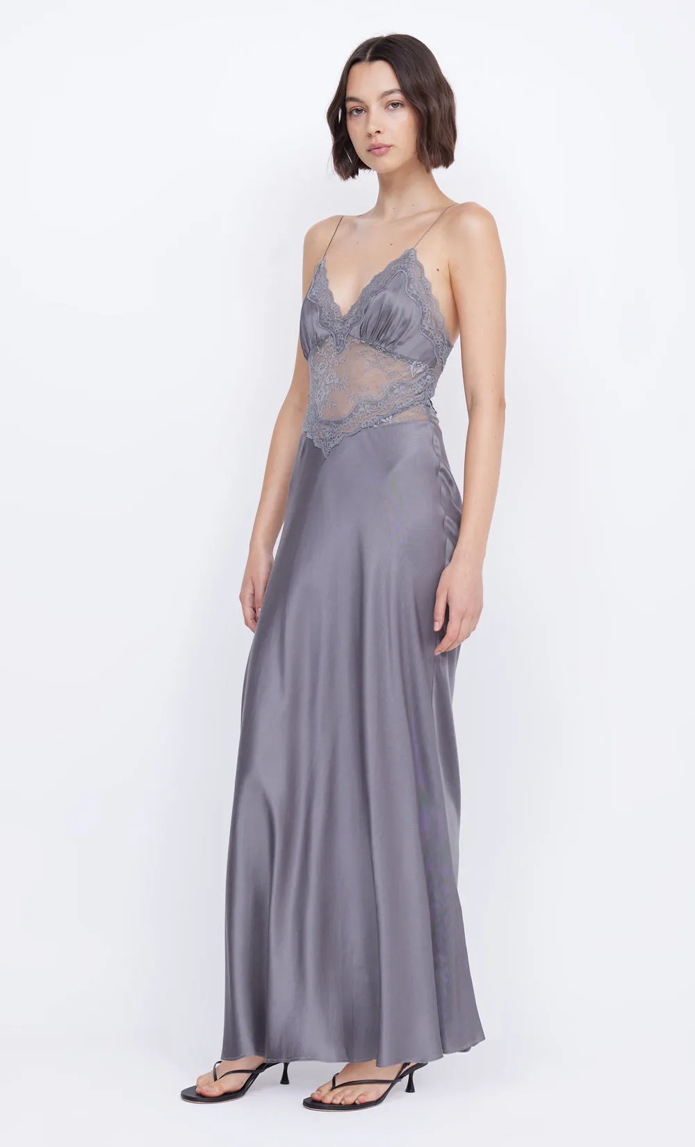 AMORAS MAXI DRESS - GREY