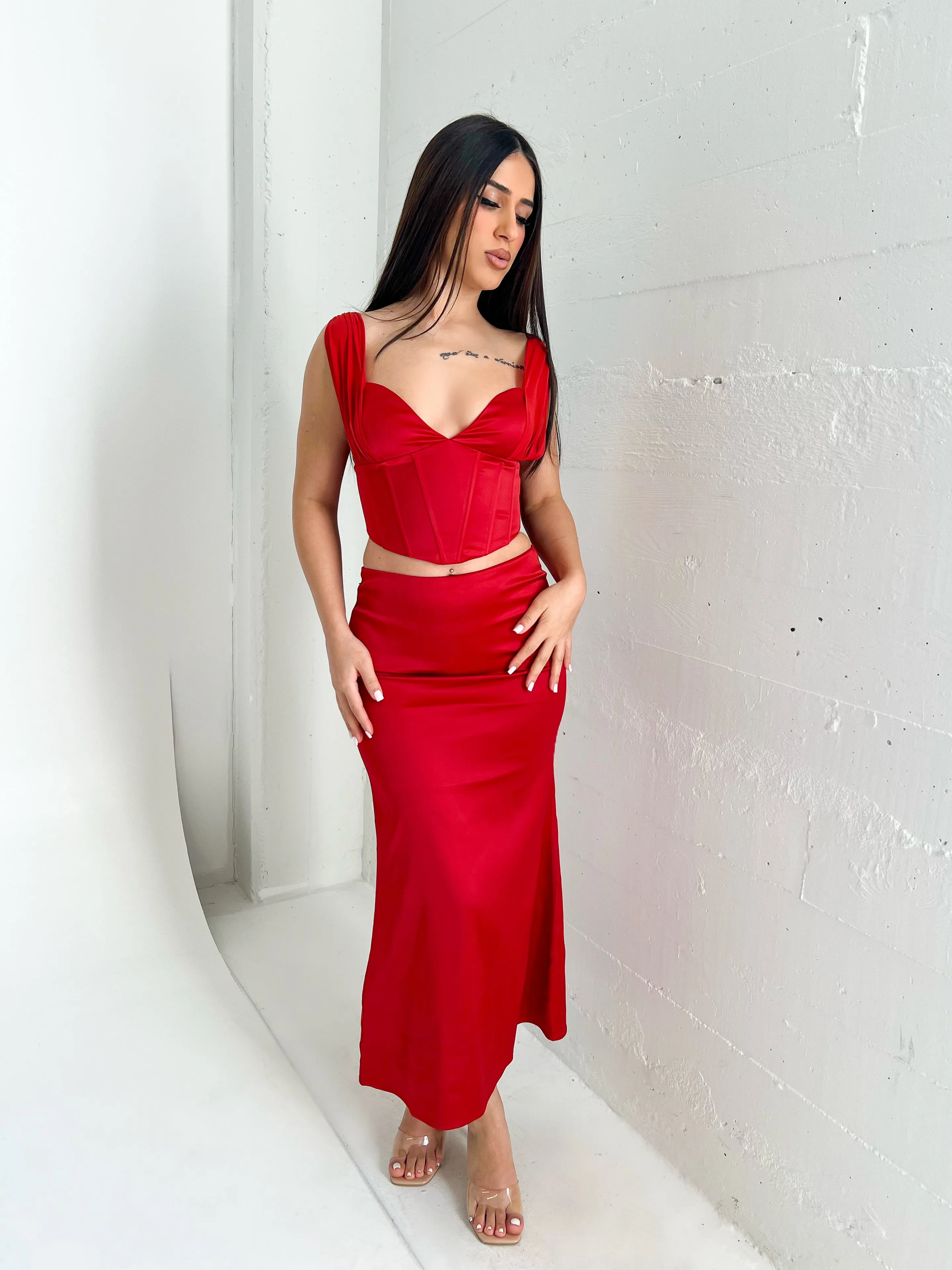 Anely 2 Piece (Red)