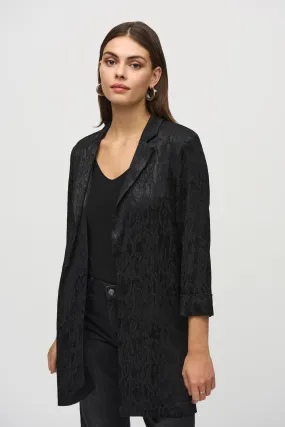 ANIMAL JACQUARD LONG JACKET