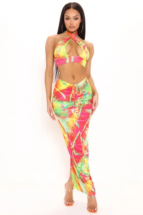 Arm Candy Maxi Skirt Set - Multi Color