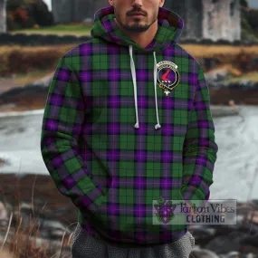 Armstrong Modern Tartan Cotton Hoodie with Family Crest