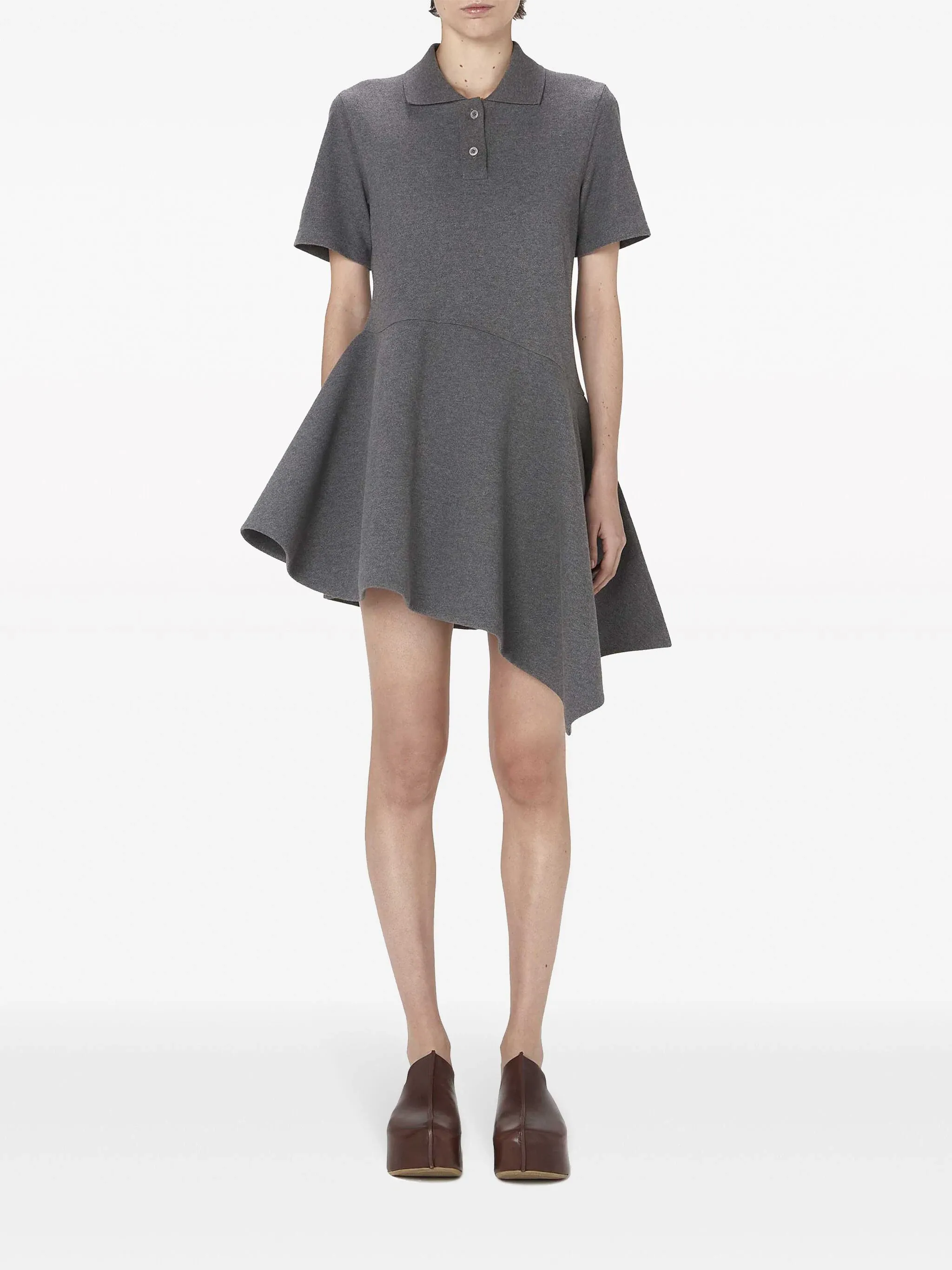 Asymmetric Polo Dress