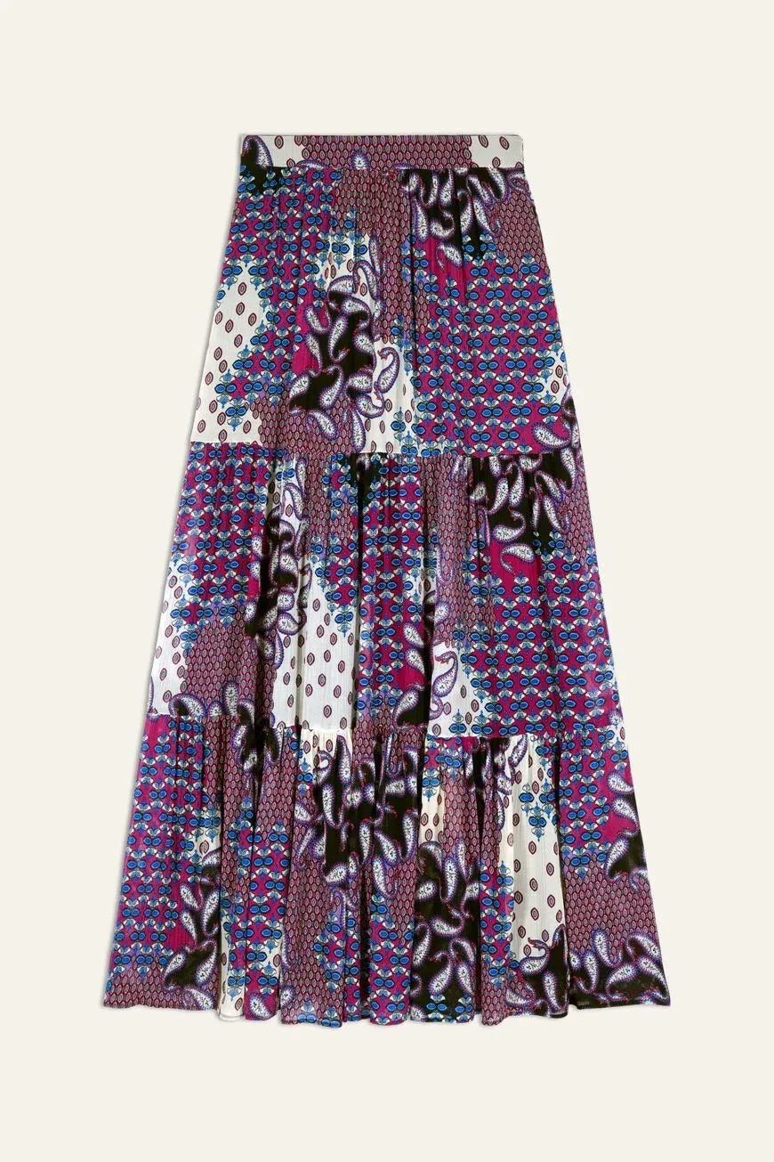 Bash Paris Brooke Skirt in Violet