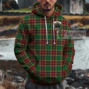 Baxter Tartan Cotton Hoodie with Family Crest