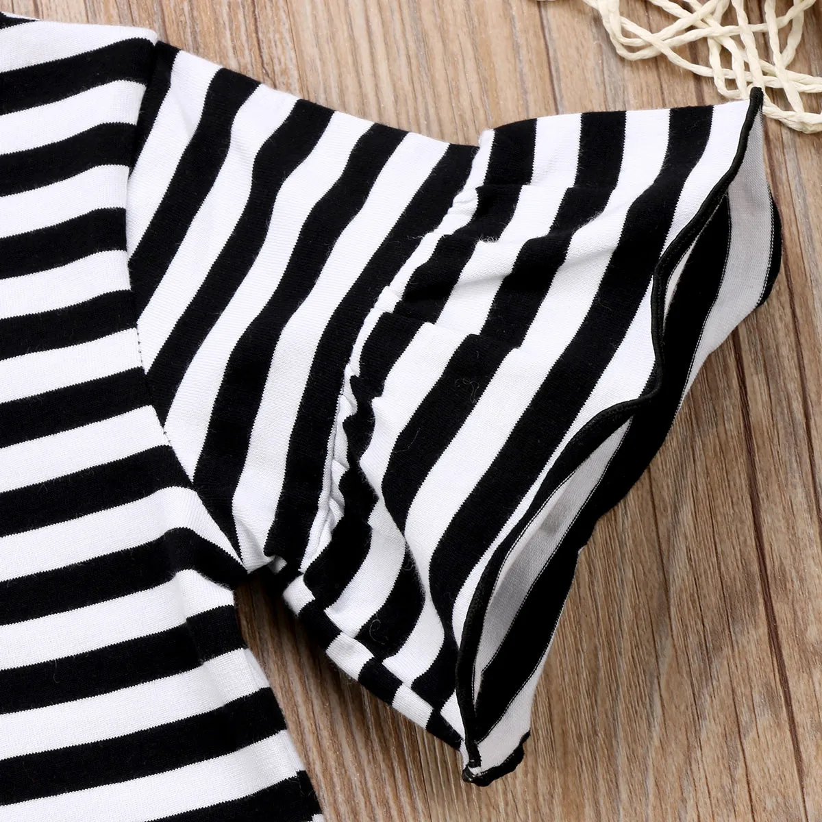 Black Striped Halloween Dress