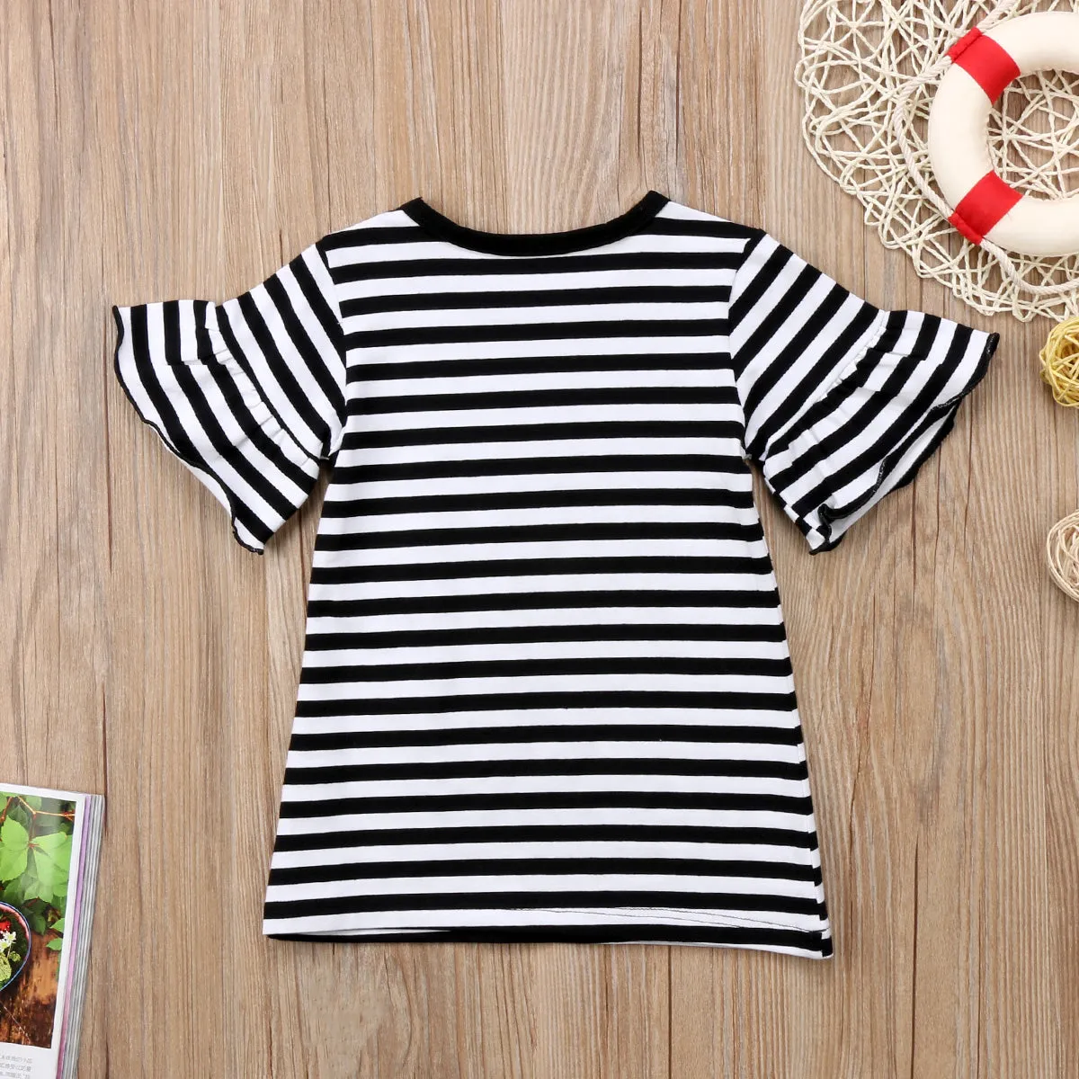 Black Striped Halloween Dress