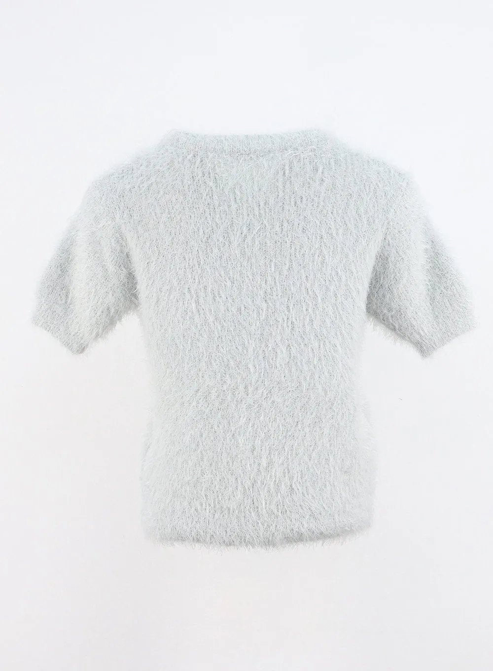 Boucle Short Sleeve Sweater OO327