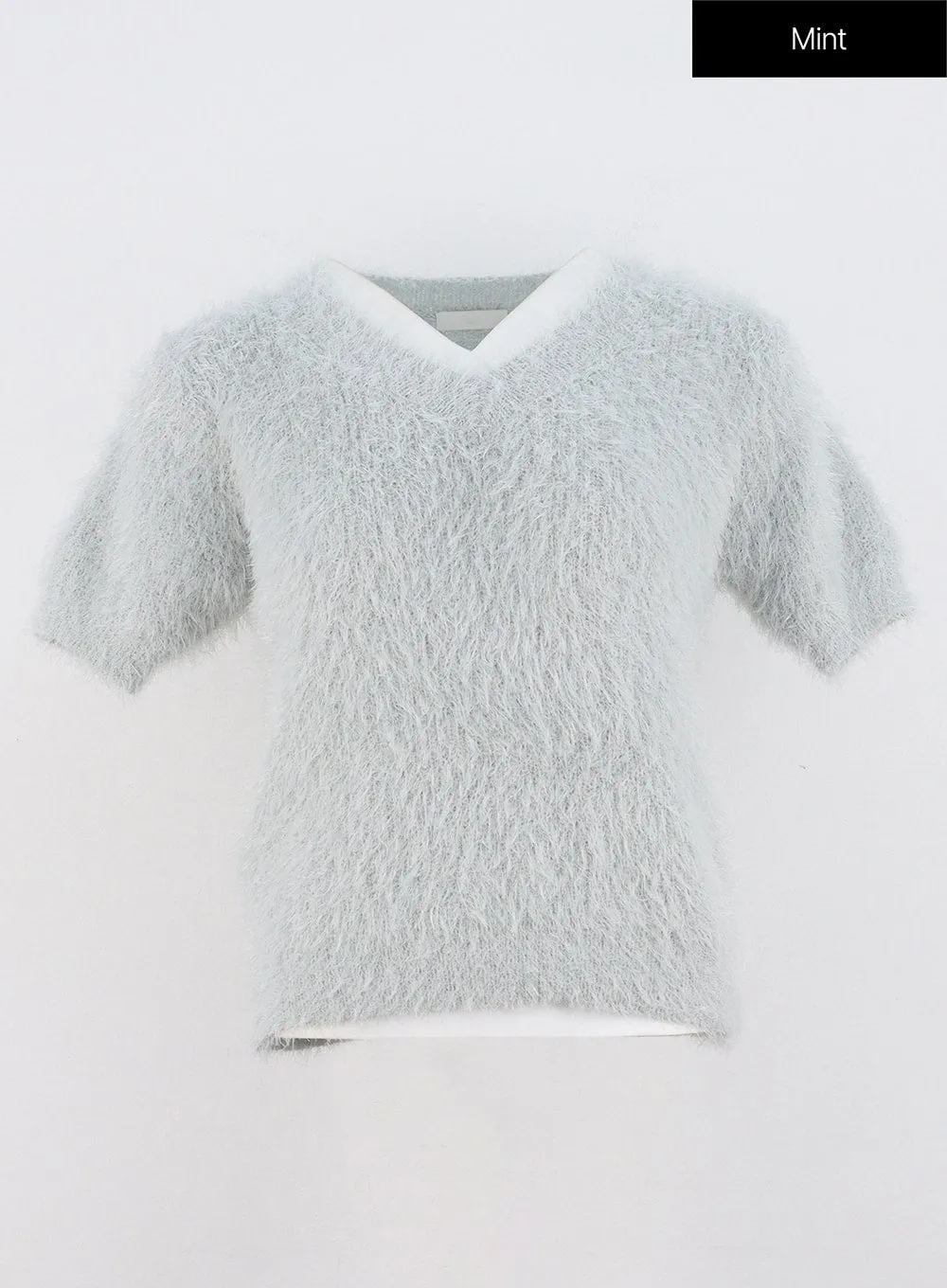 Boucle Short Sleeve Sweater OO327