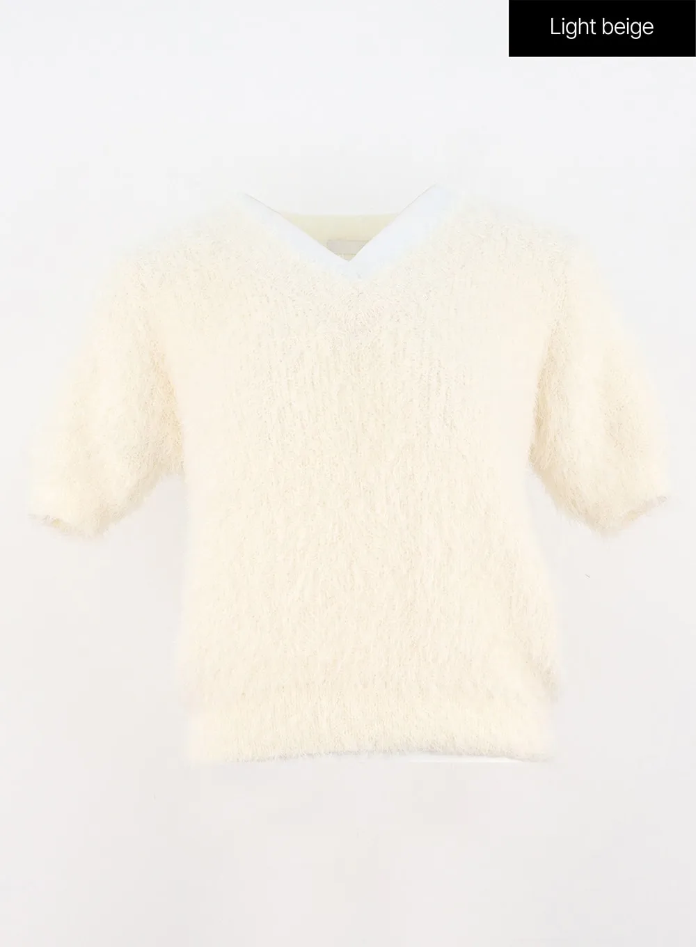 Boucle Short Sleeve Sweater OO327