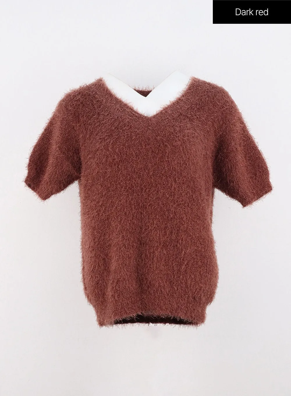 Boucle Short Sleeve Sweater OO327