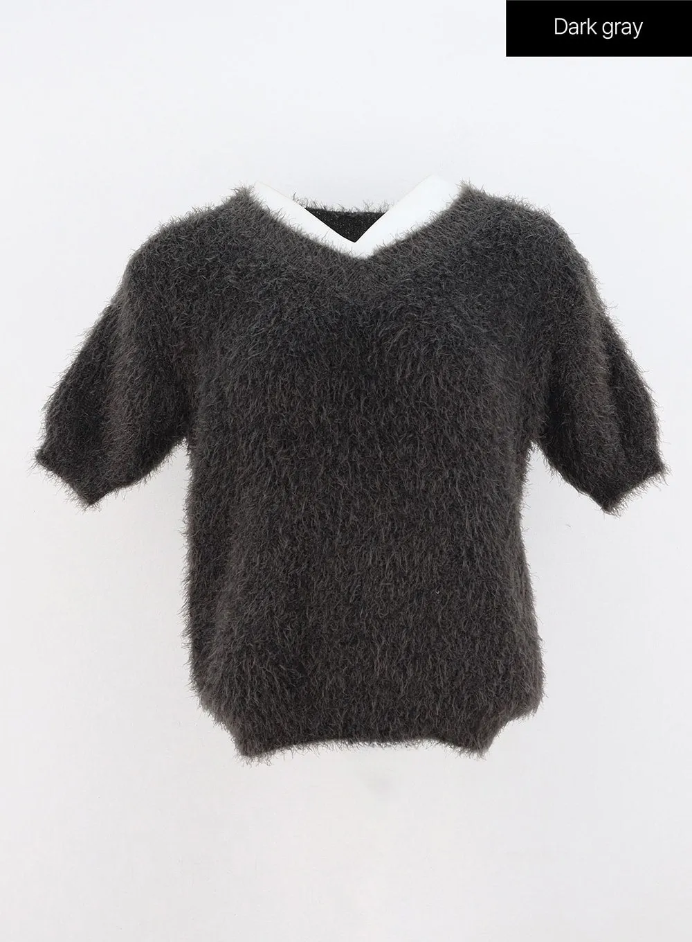 Boucle Short Sleeve Sweater OO327