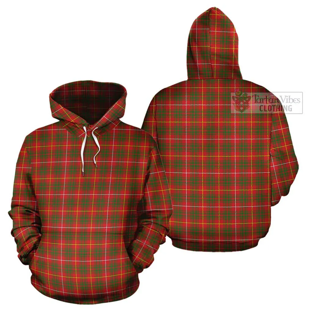 Bruce County Canada Tartan Cotton Hoodie