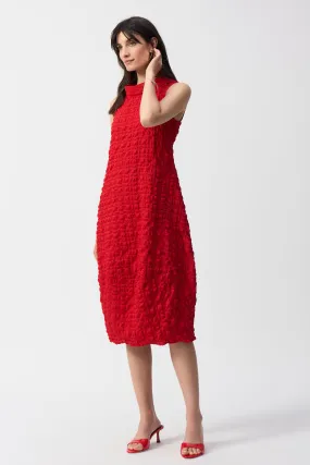 BUBBLE TEXTURED COCOON DRESS