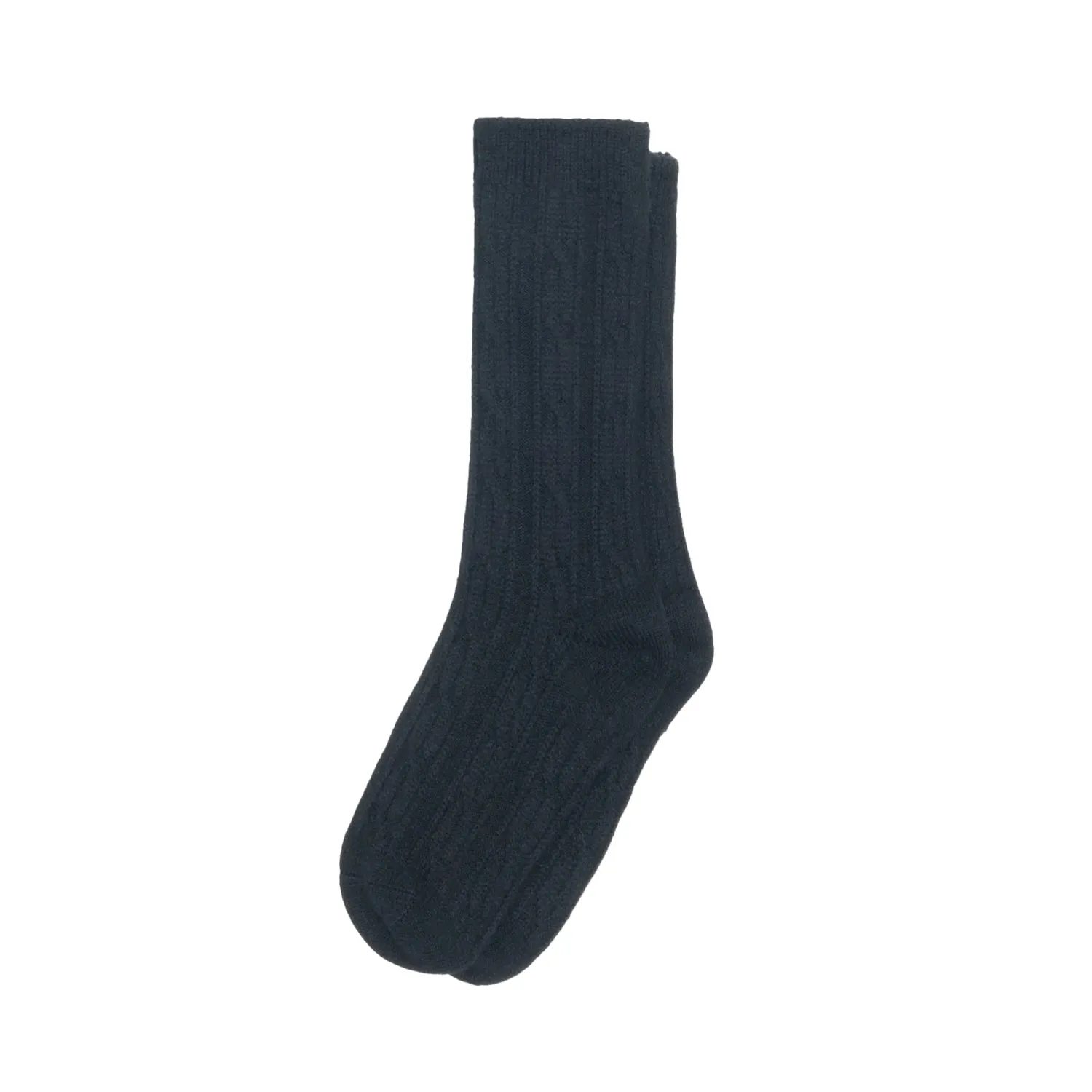 Cable Knit S Dress Socks