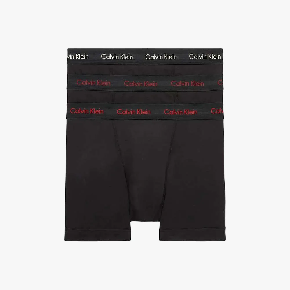 Calvin Klein Mens 3Pack Trunks Black Multi