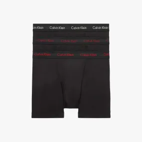 Calvin Klein Mens 3Pack Trunks Black Multi