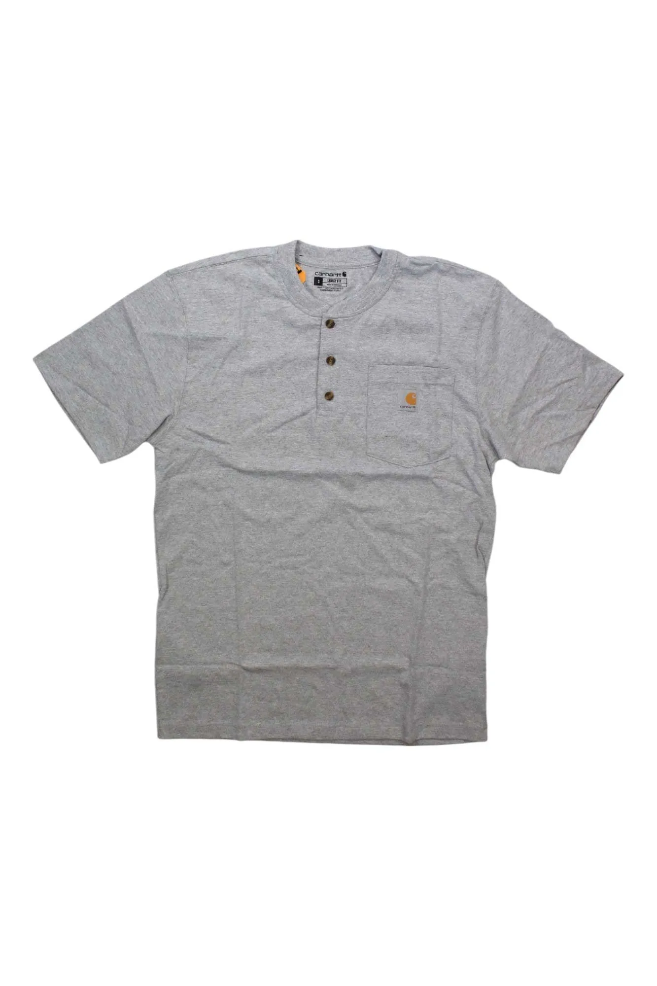 Carhartt Men's Workwear Pocket SS Henley Top