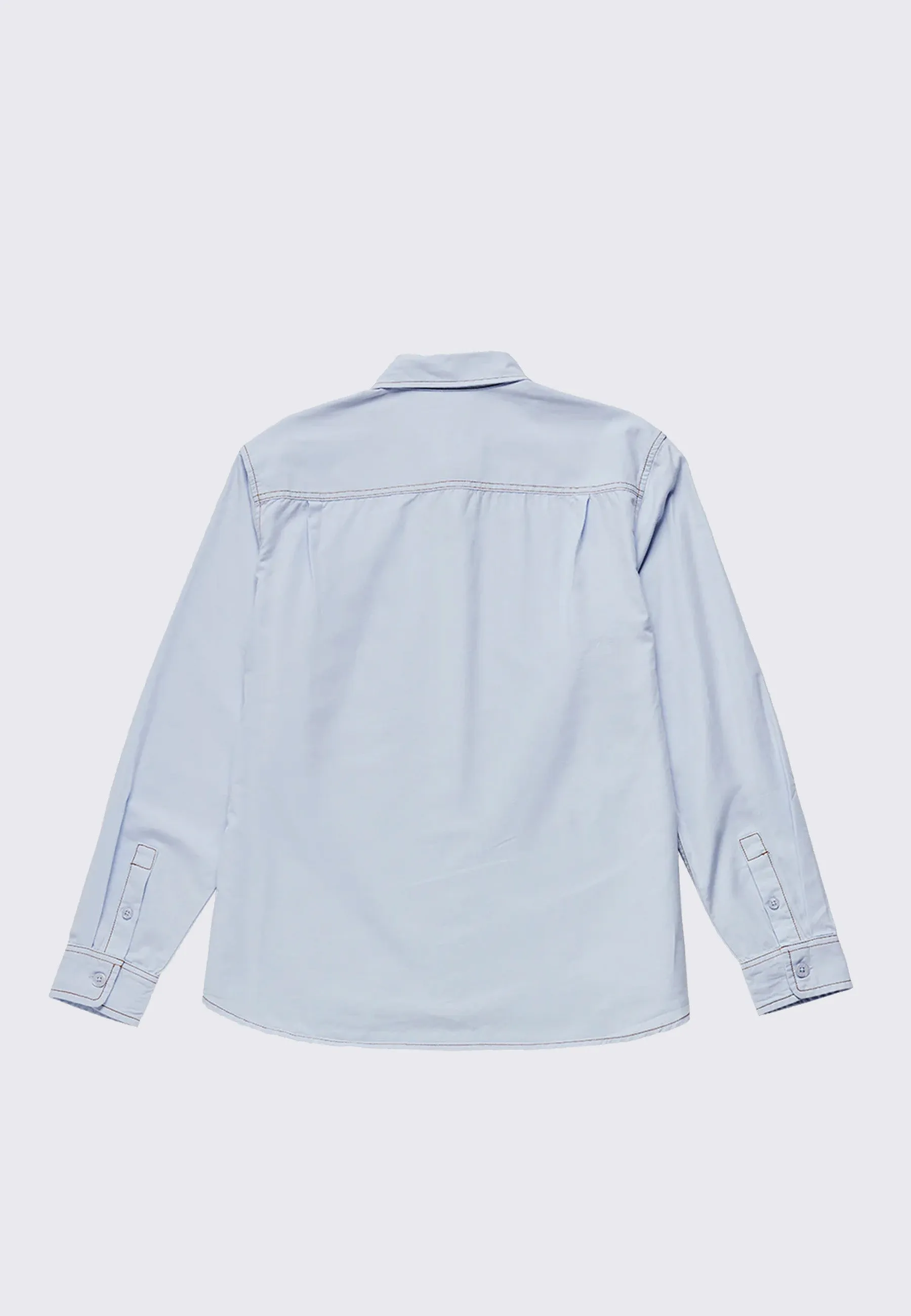 Cliff Long Sleeve Shirt - Light Blue