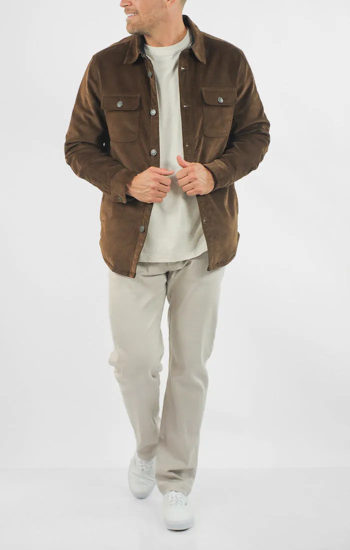 Concord Sherpa Lined Corduroy Shirt Jacket