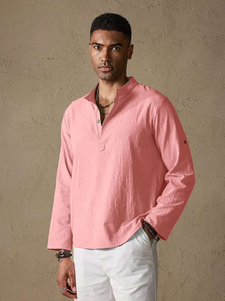 Cotton Style Long Sleeve Botton Shirt