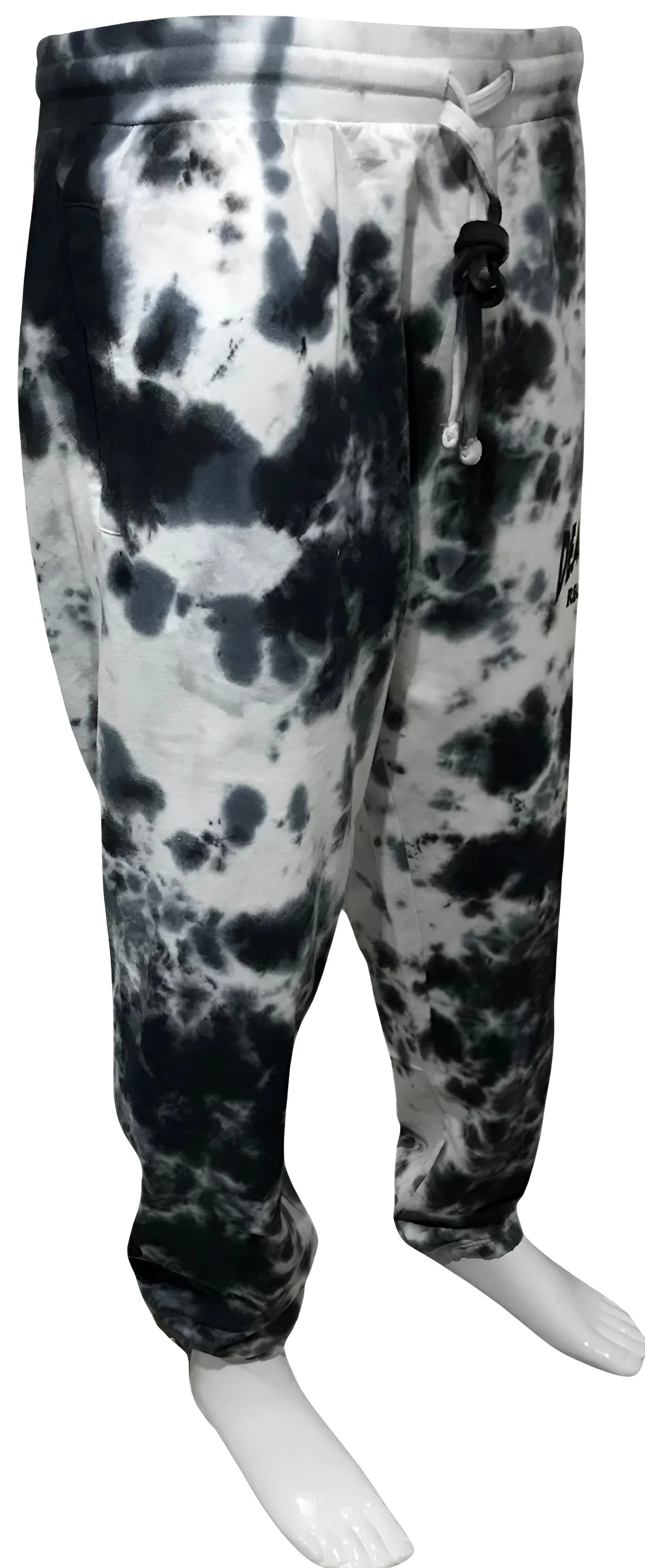 ^CROOKS & CASTLES^ (BLUE-MULTI) *TIE DYE DEATH ROW* JOGGER SWEATPANTS (COLLABS)