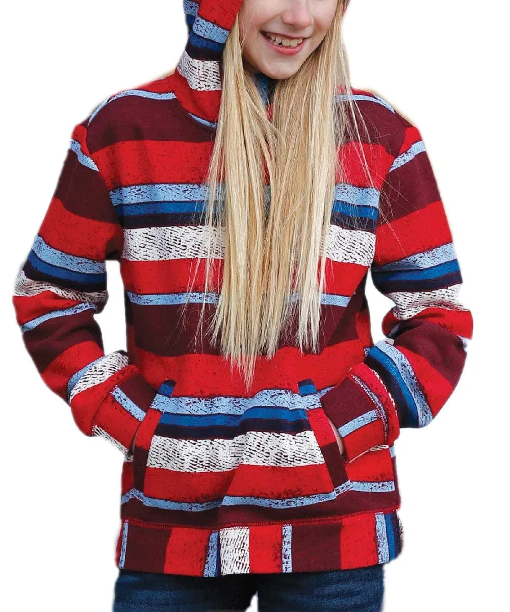 Cruel Girl Kid's Striped Hoodie