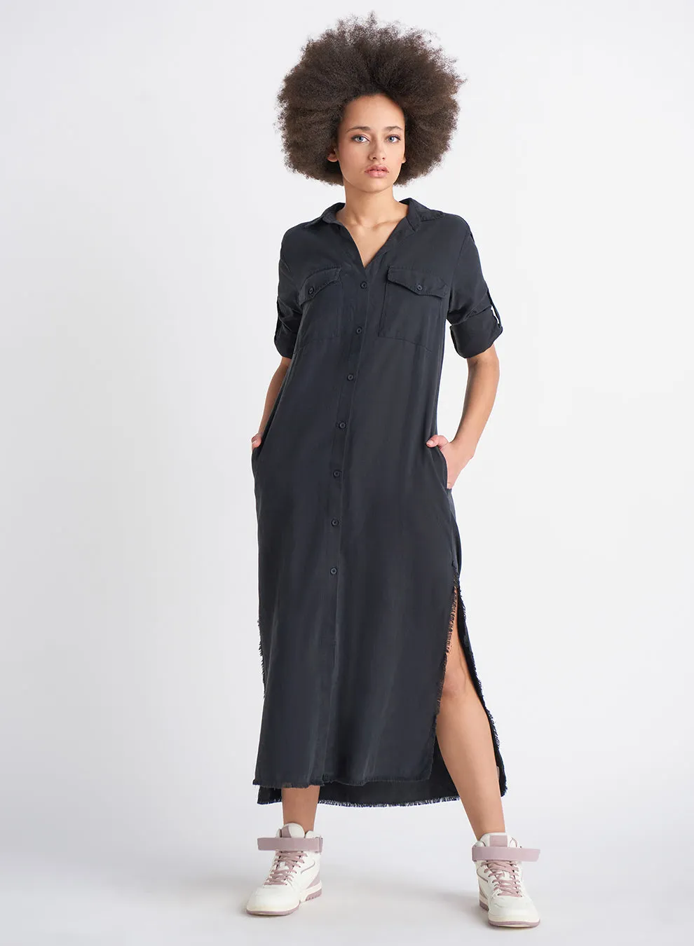 Dex Layla A-Line Tencel Maxi Dress