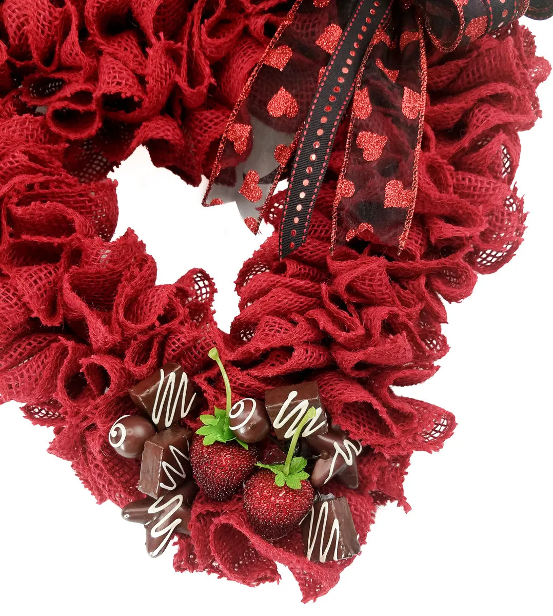 Double Heart Valentine Wreath