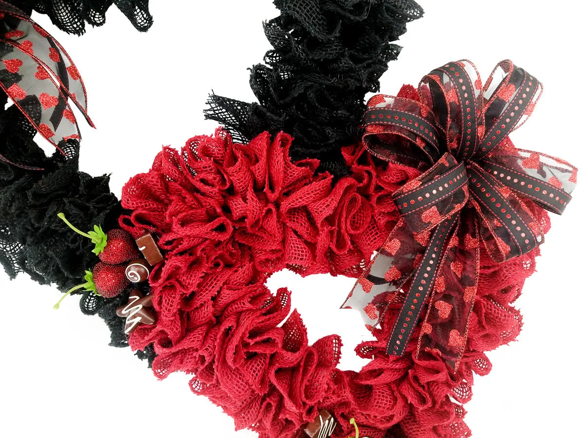 Double Heart Valentine Wreath