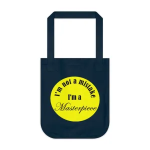 Eco-friendly Organic Canvas Tote Bag - I'm Not a Mistake