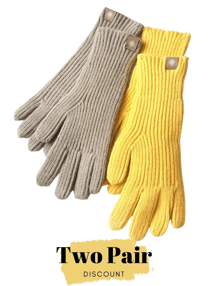 Elegant Warm Women's Touchscreen Gloves - In 10 Chic Colors!