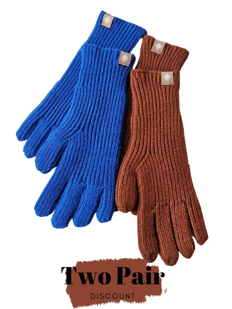 Elegant Warm Women's Touchscreen Gloves - In 10 Chic Colors!