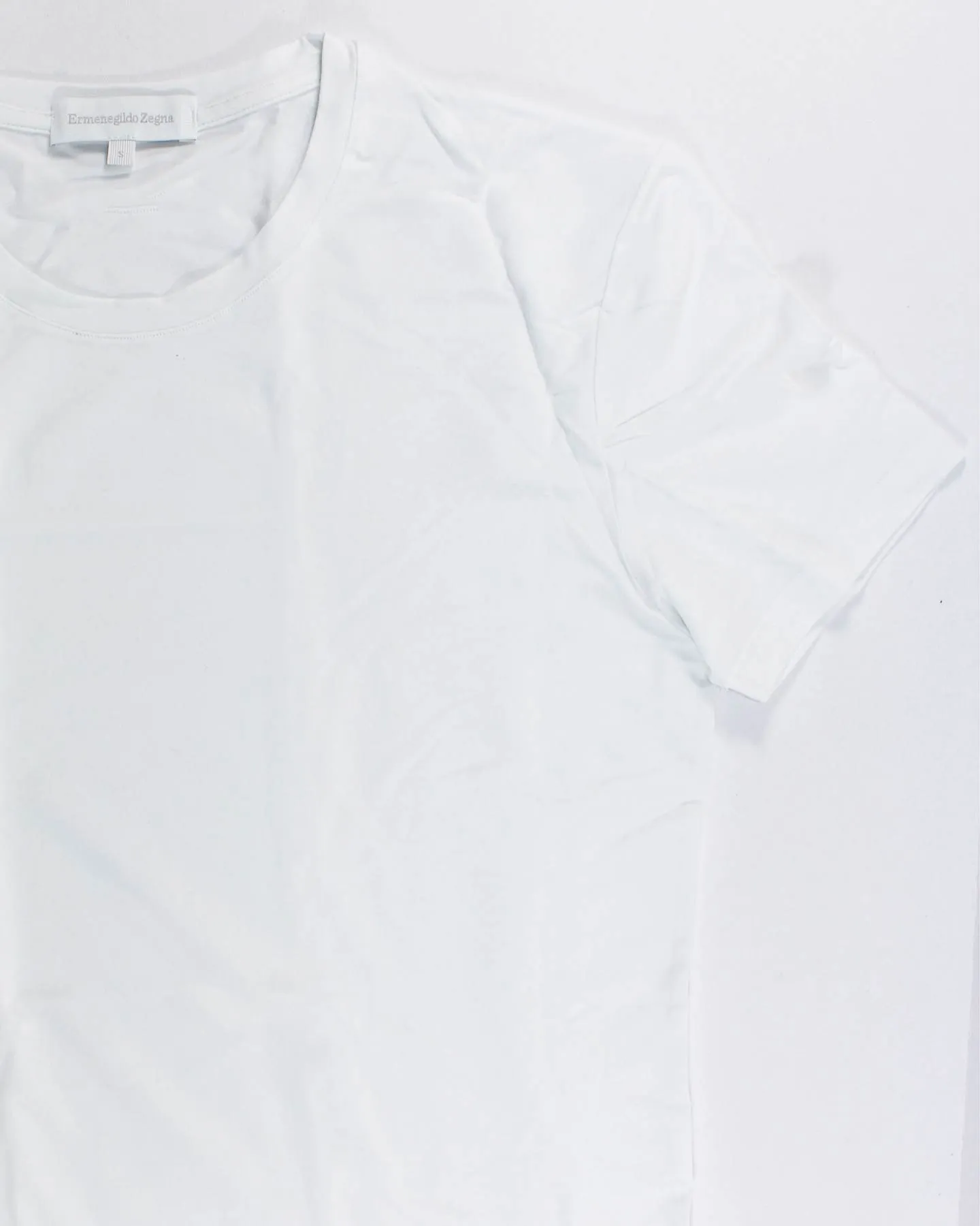 Ermenegildo Zegna T-Shirt Round Neck White Micromodal L