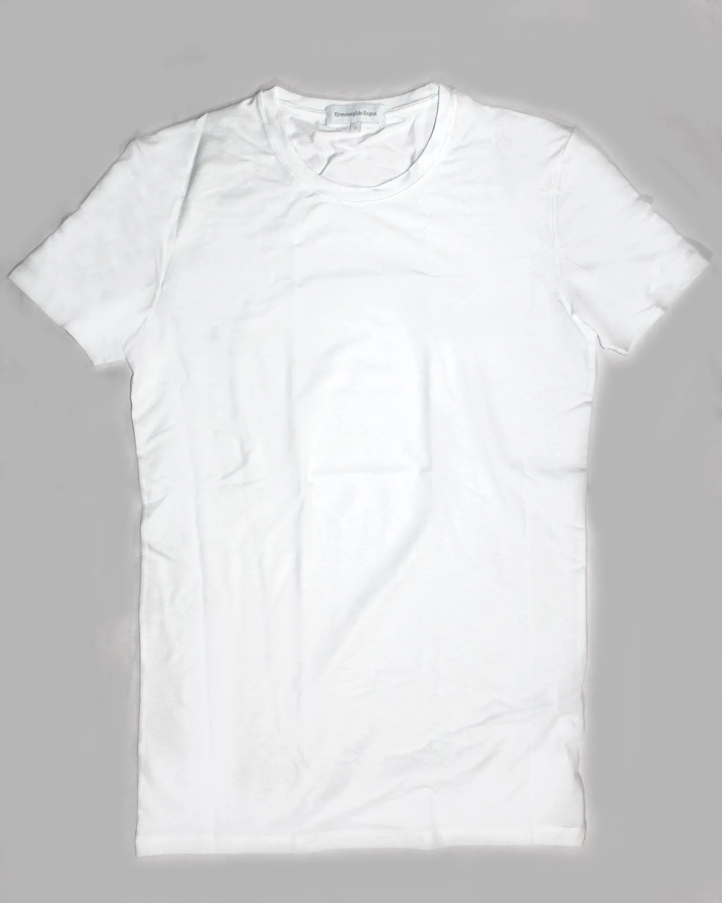 Ermenegildo Zegna T-Shirt Round Neck White Micromodal L