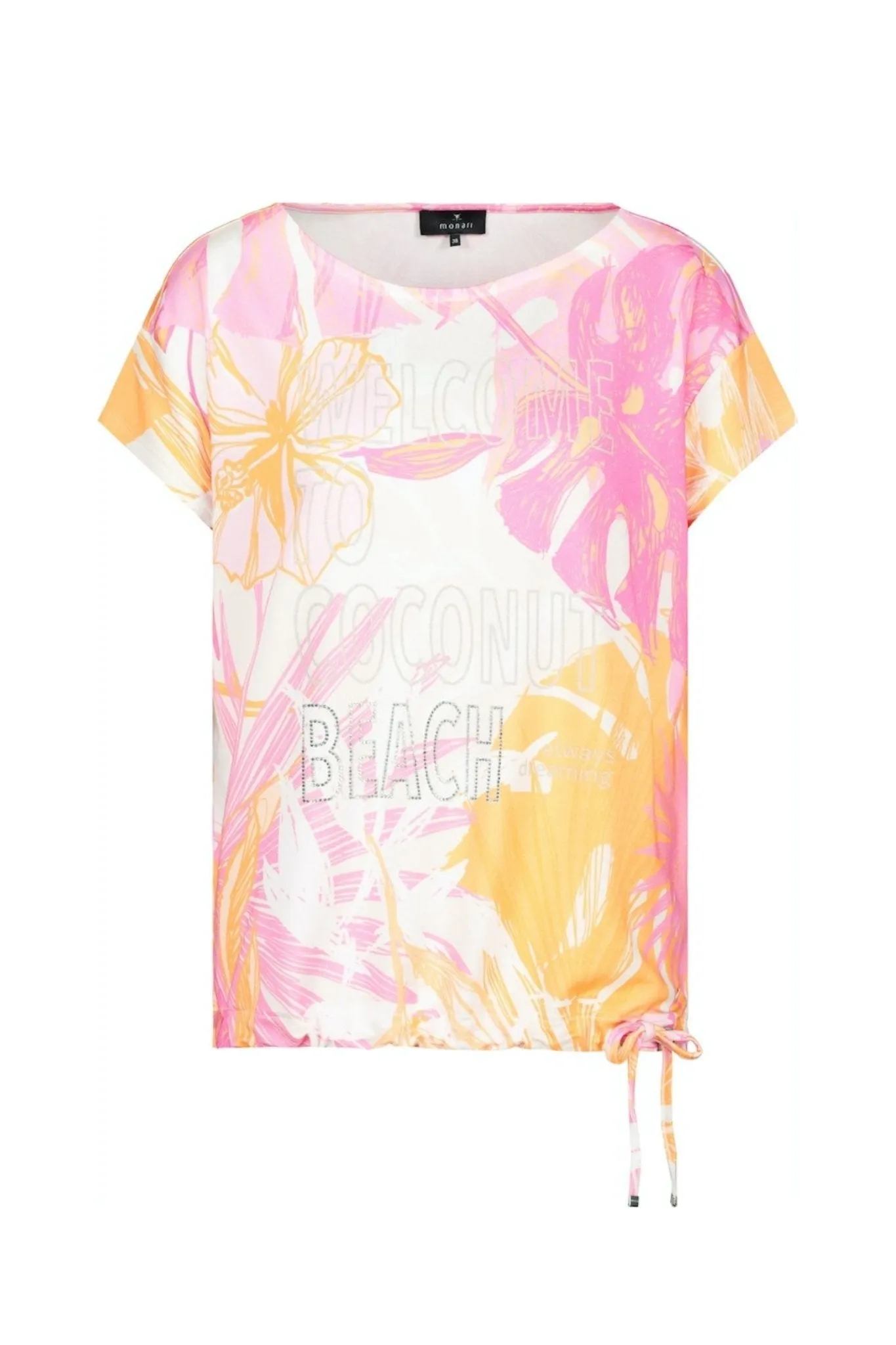 FLORAL TEE - 407945MNR