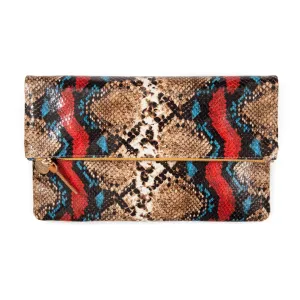 Garden Snake Foldover Clutch