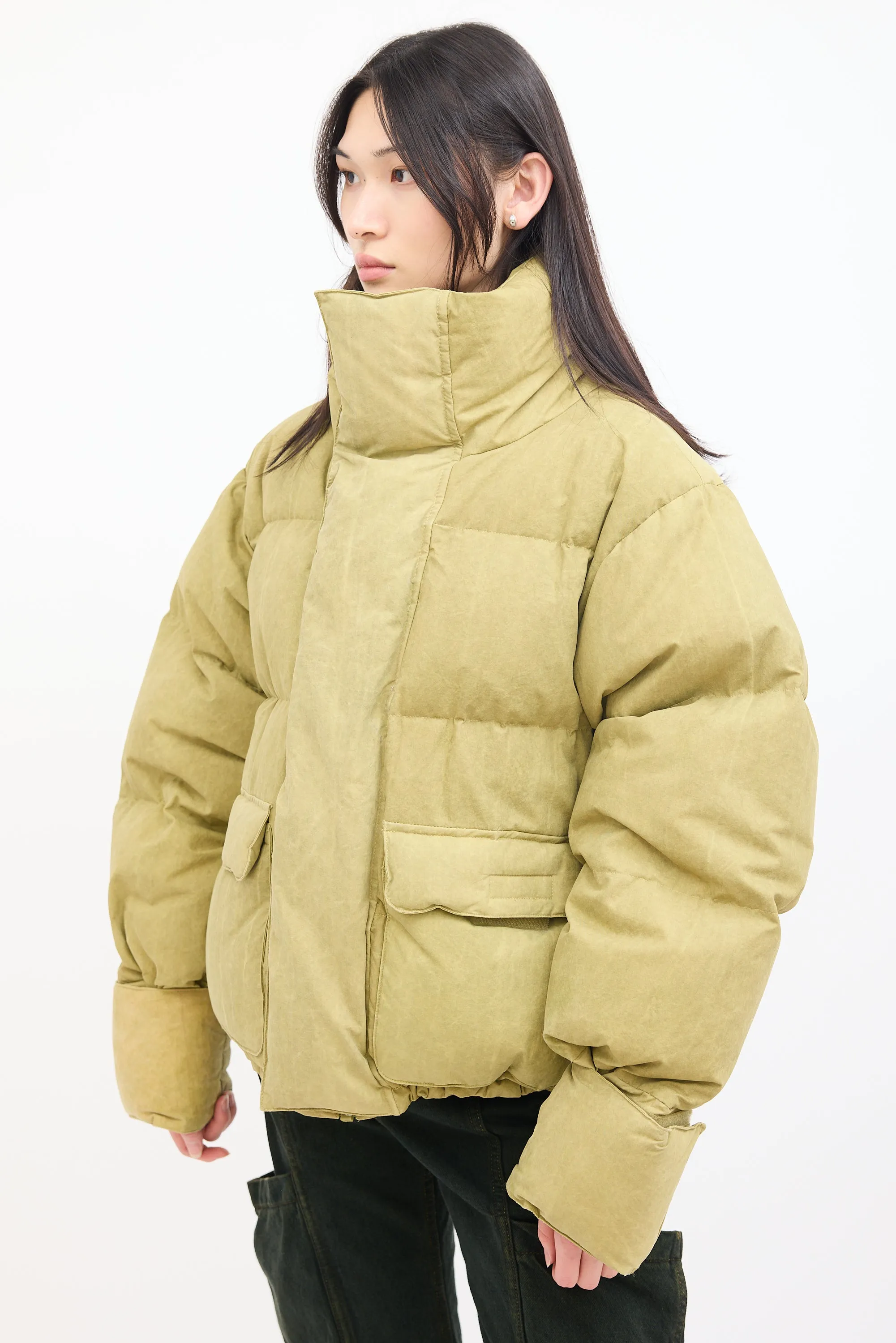 Green PFD V2 Down Puffer Jacket