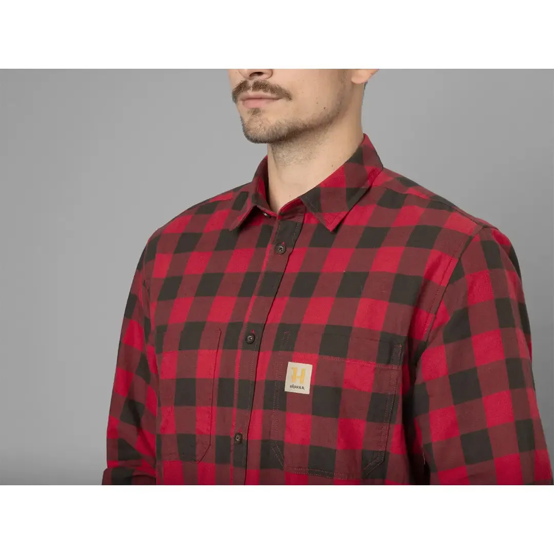 Harkila Scandinavian L/S Shirt - Red Check by Harkila