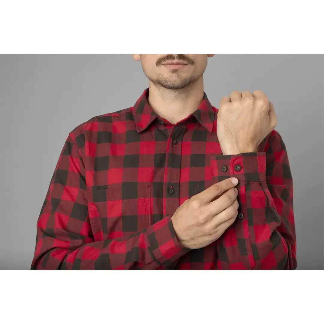 Harkila Scandinavian L/S Shirt - Red Check by Harkila