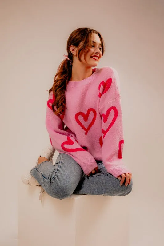 Hearts for You Sweater