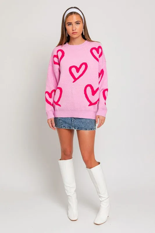 Hearts for You Sweater