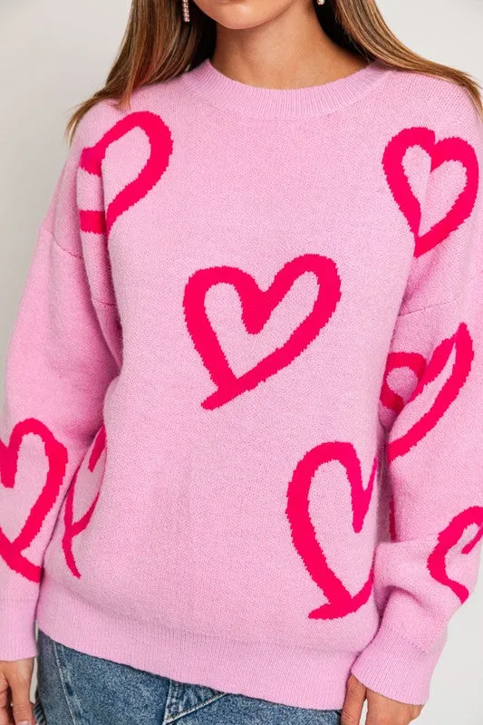 Hearts for You Sweater